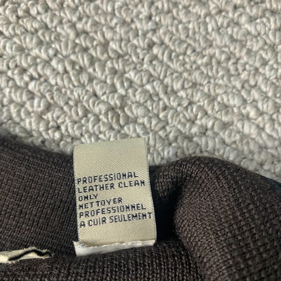 Easel Womens Blazer Sweater Small Brown Merino Wool Blend Cardigan Faux Pockets - Picture 10 of 11